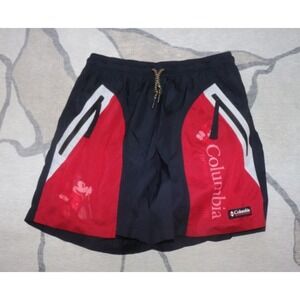Columbia Disney Mickey Mouse Collection Mens Riptide Swim Trunks Size Large Red